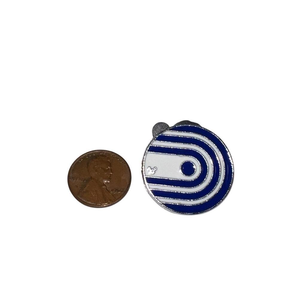 SOLDDisney Hidden Mickey 2015 Blue Monorail D Logo Pin Walt Disney World Trading